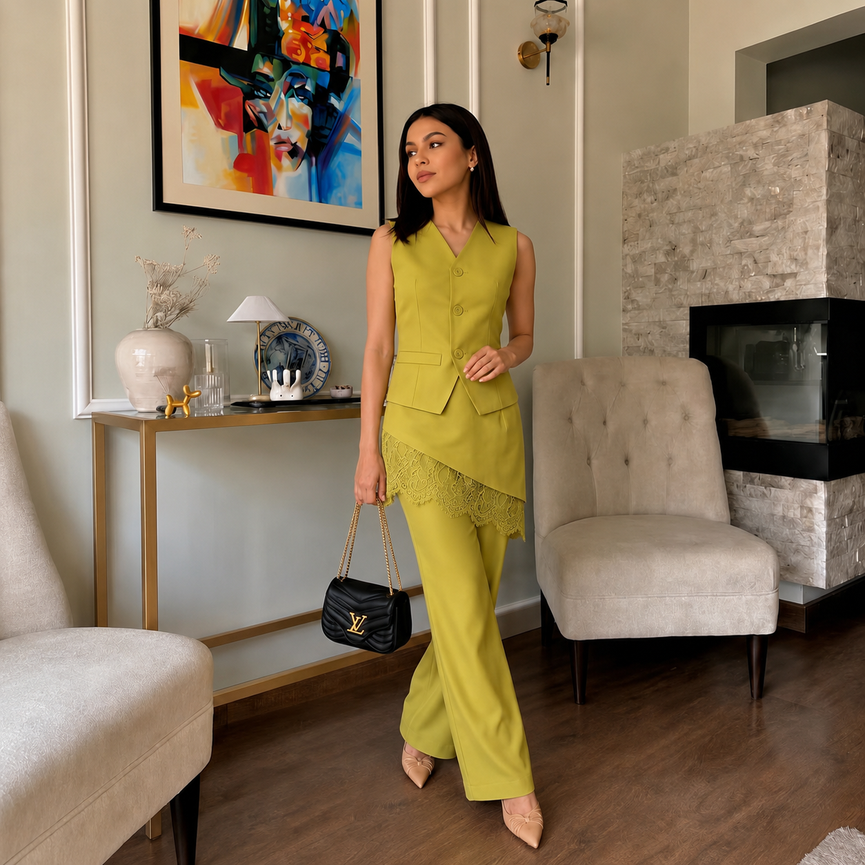 Olive Muse Co-Ord Set