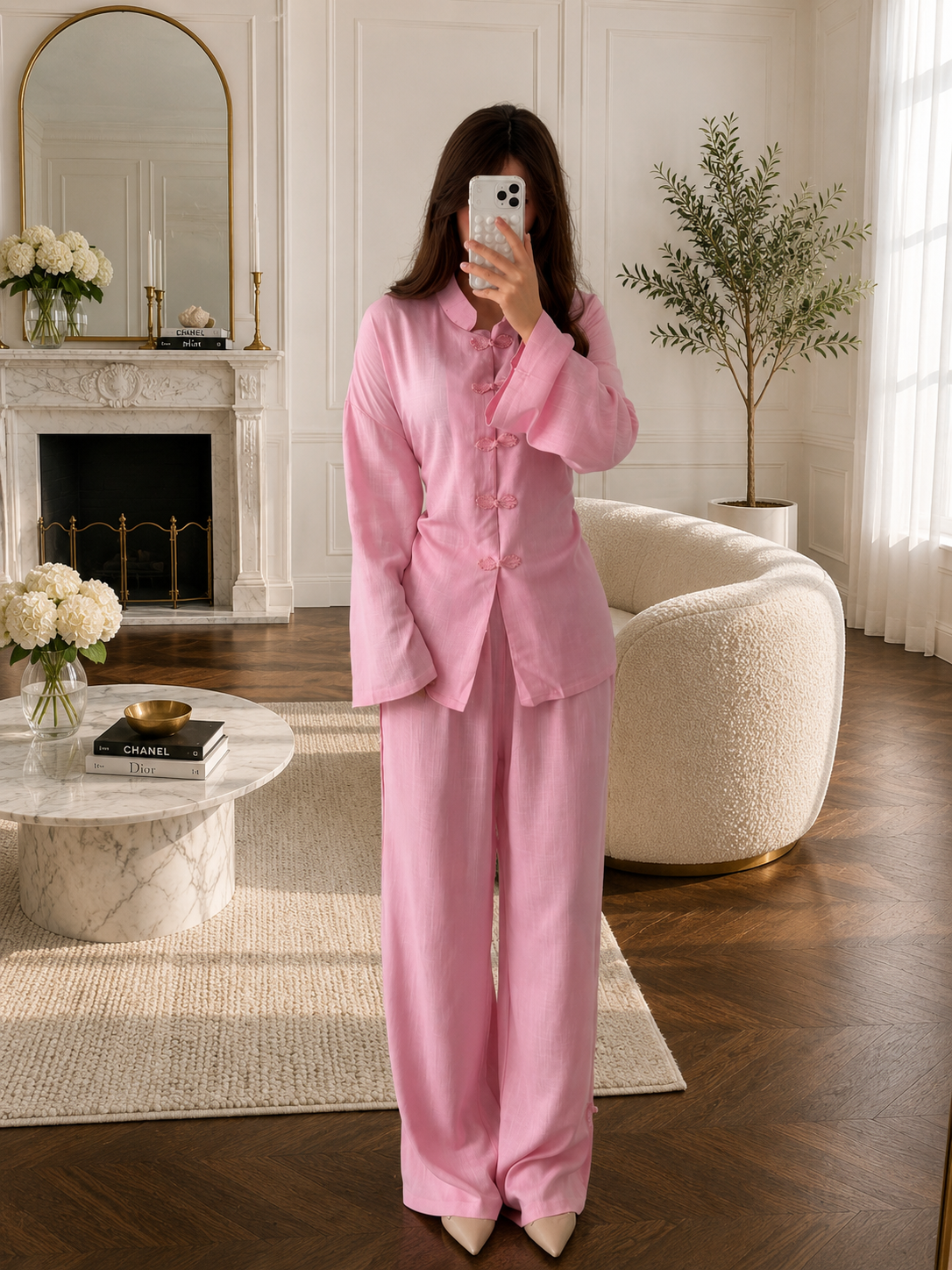 Rosalie Knot Set – Blush Pink