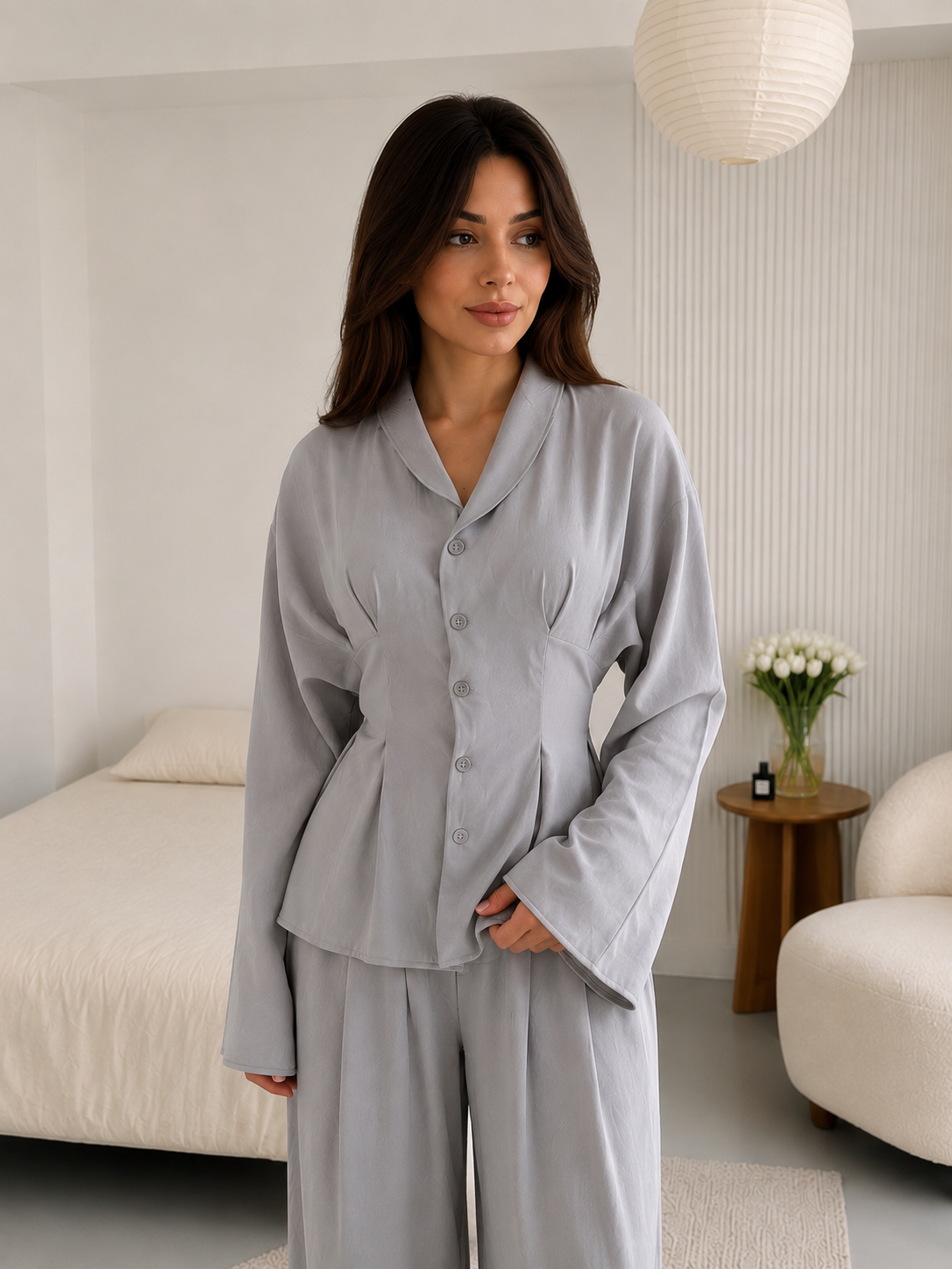 Luna Lounge Set – Mist Grey