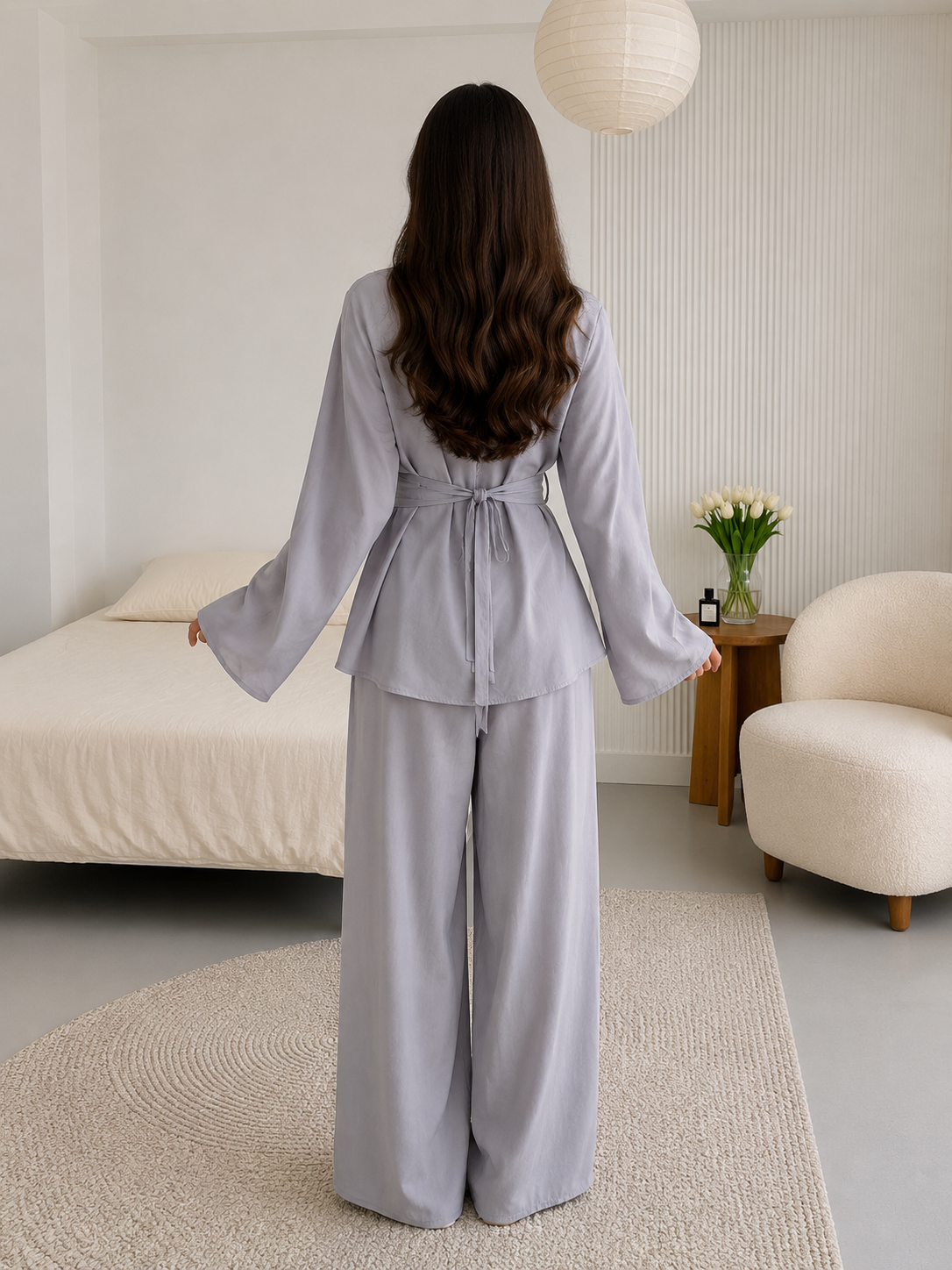 Luna Lounge Set – Mist Grey