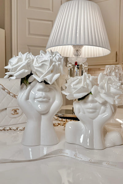 “Her” & Angelica Ceramic Vase Set of 2