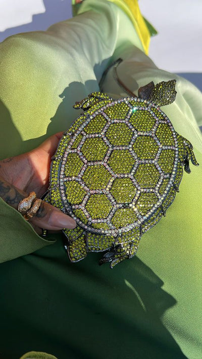 Turtle crystal bag