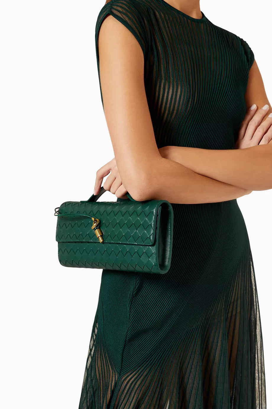 Faye Long Clutch in Pure Leather