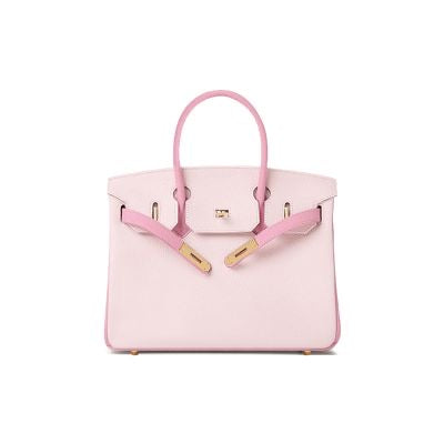 Mia 30 cm, dual pink tone, Pure leather