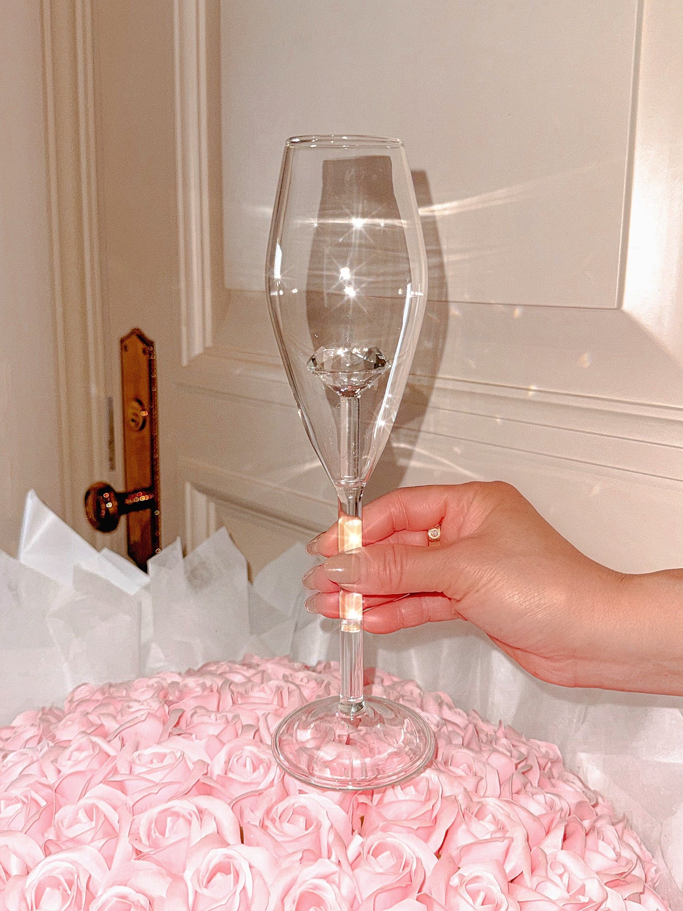 ‘100-Carat’ Diamond Champagne Flute