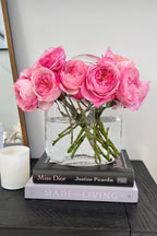 Olivia Glass Handbag Vase