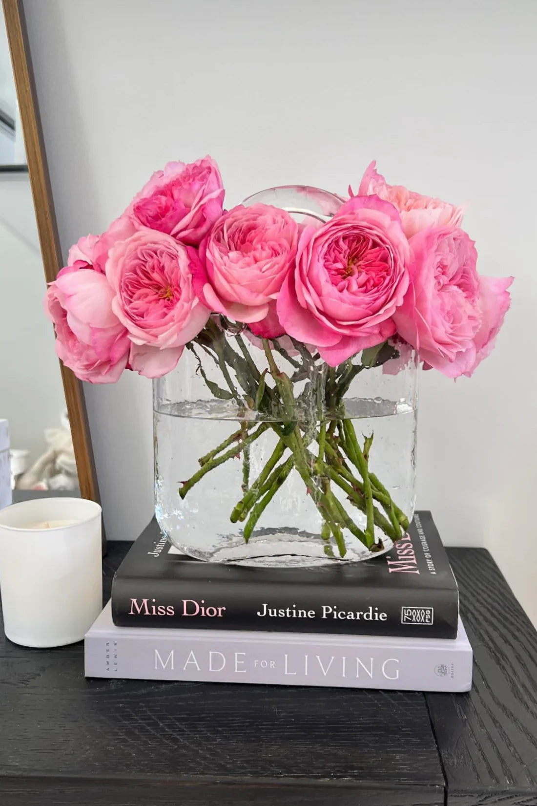 Olivia Glass Handbag Vase