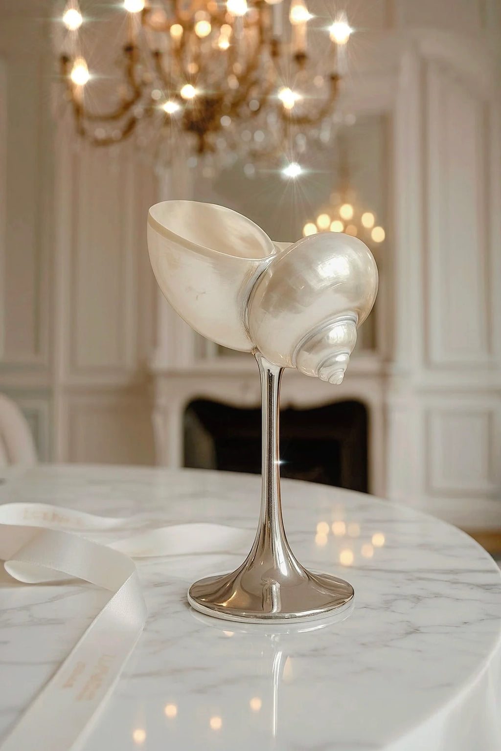 Seashell Enchanté Cup™️ Set of 2 in Silver