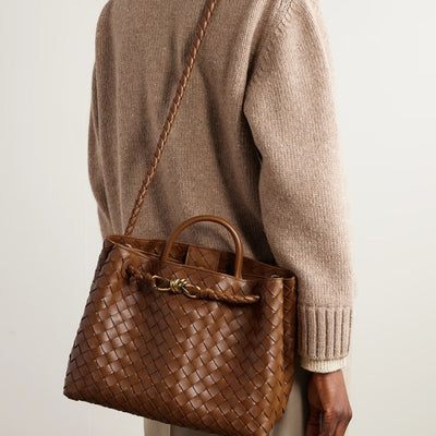 The Elora Shoulder Bag in Pure Leather - Pine Drew Lifestyle