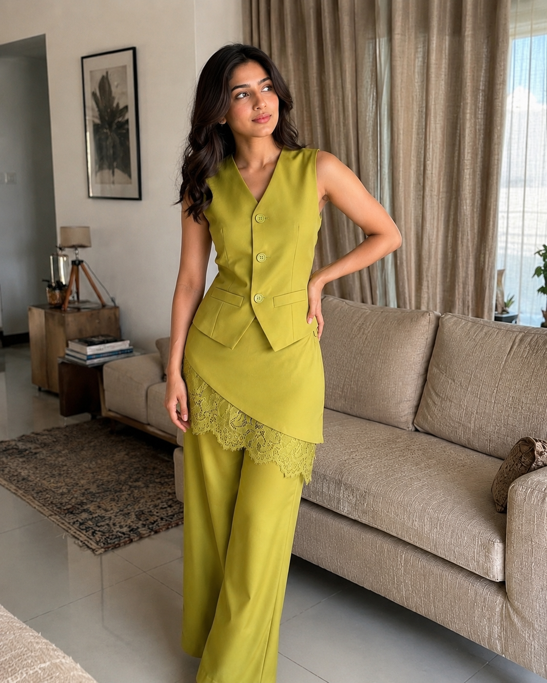 Olive Muse Co-Ord Set