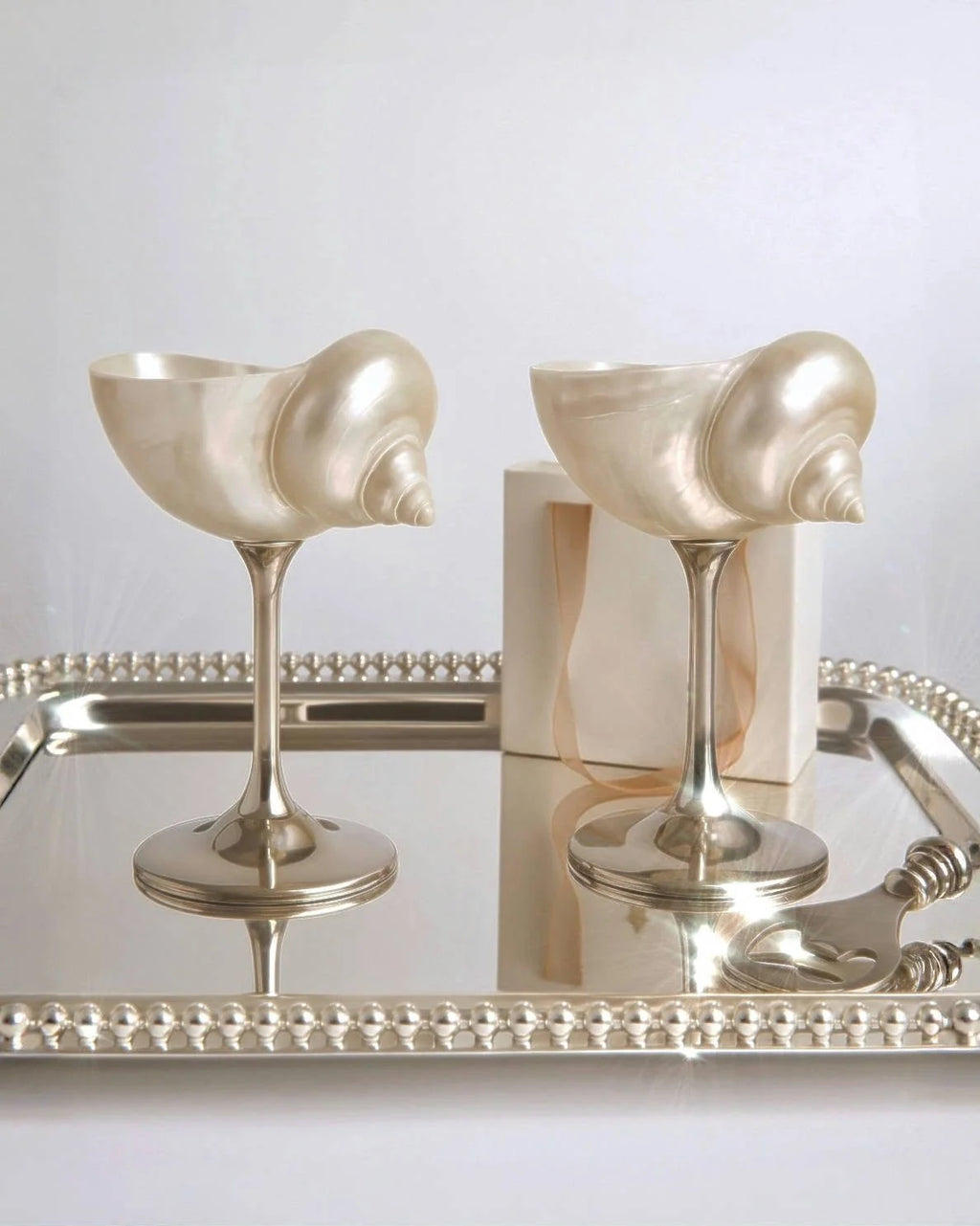Seashell Enchanté Cup™️ Set of 2 in Silver