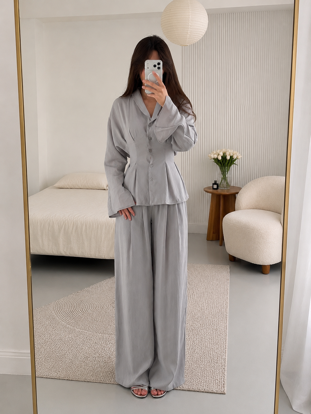 Luna Lounge Set – Mist Grey