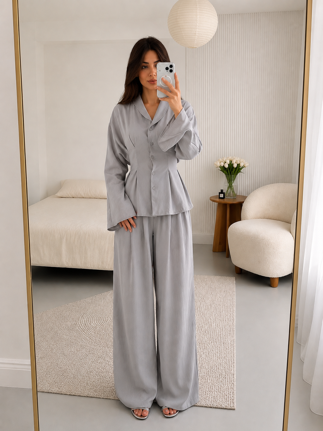 Luna Lounge Set – Mist Grey