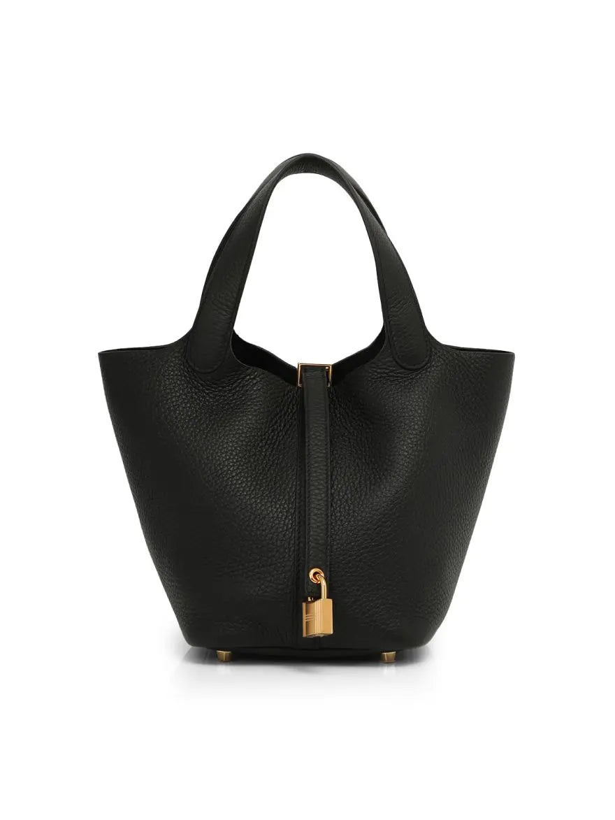 Raven Handbag in Pure Togo leather