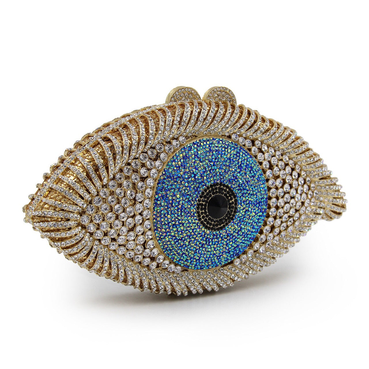 Evil Eye Crystal Clutch