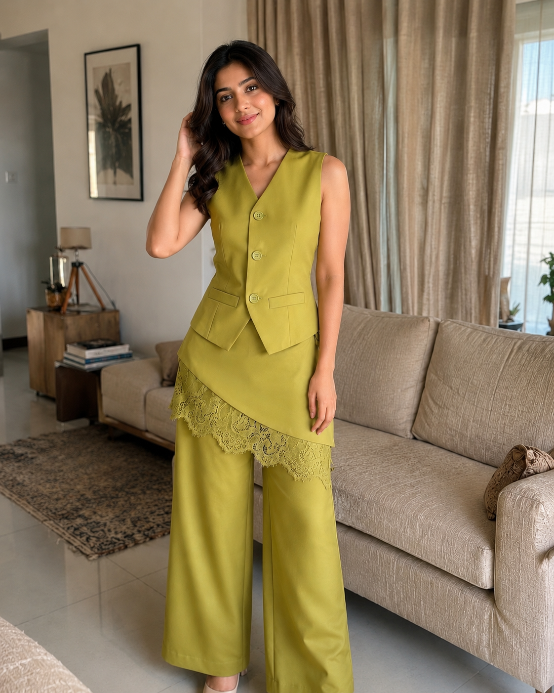 Olive Muse Co-Ord Set