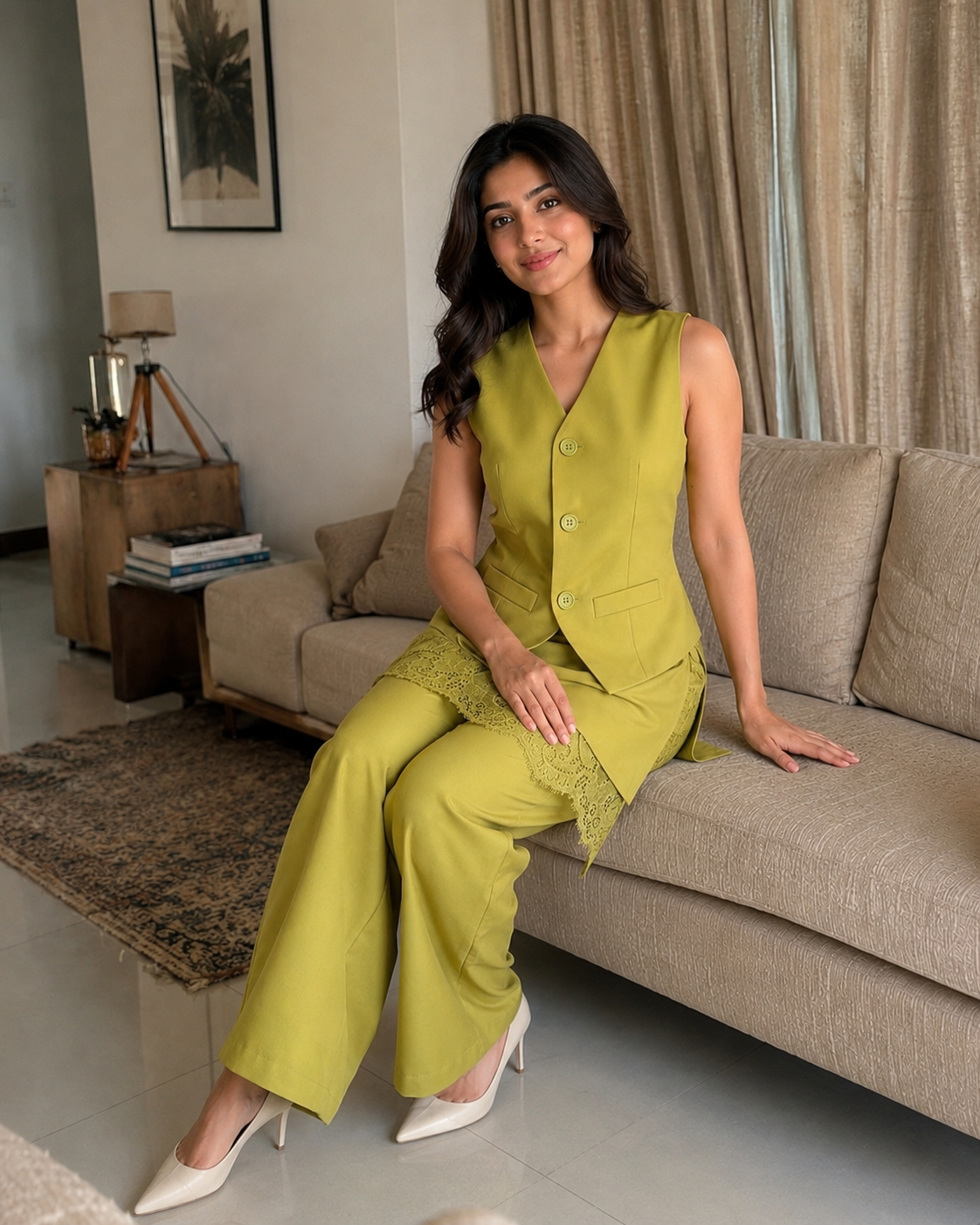 Olive Muse Co-Ord Set