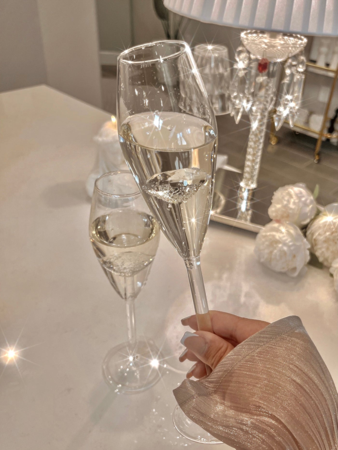‘100-Carat’ Diamond Champagne Flute