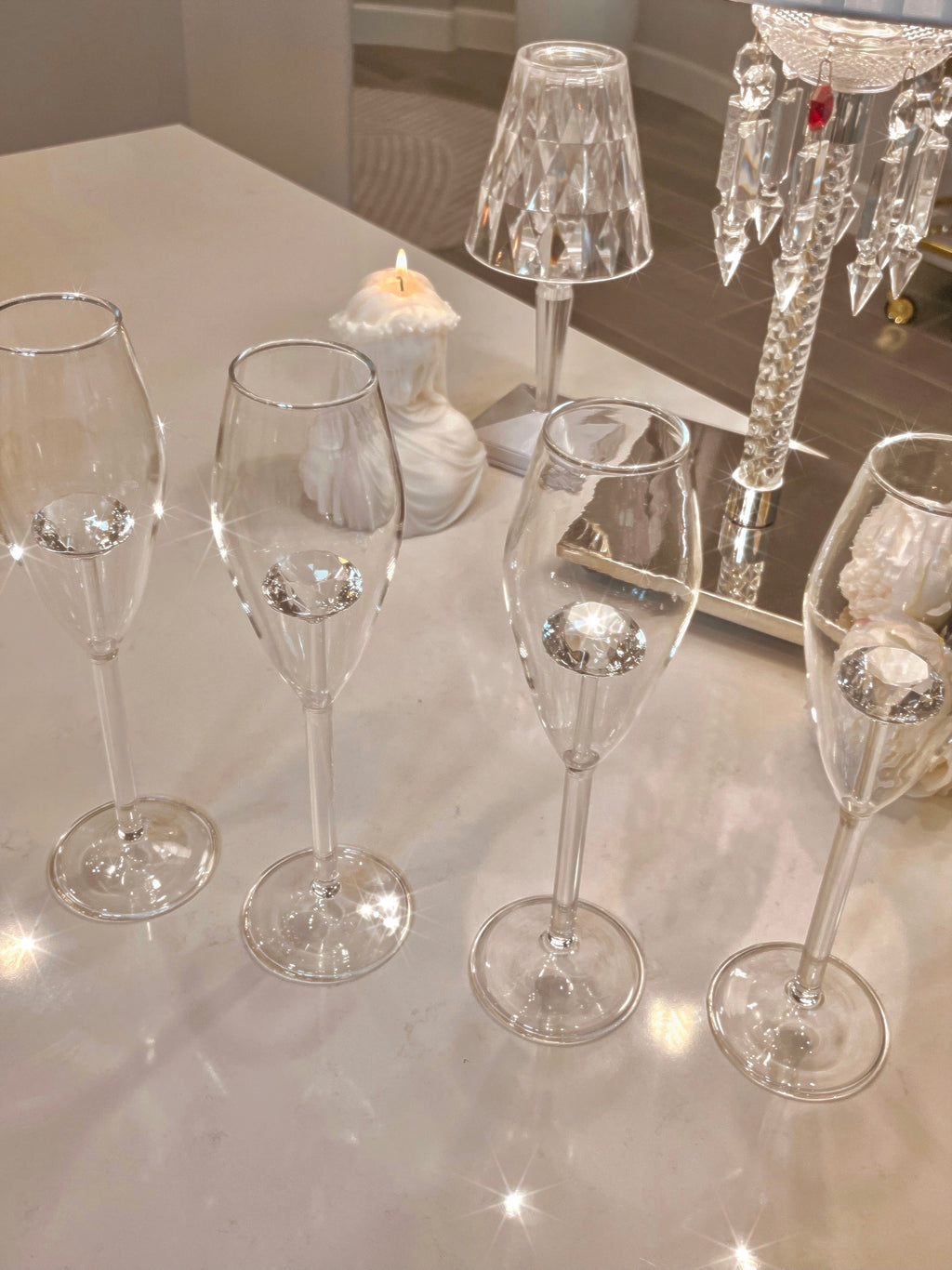 ‘100-Carat’ Diamond Champagne Flute