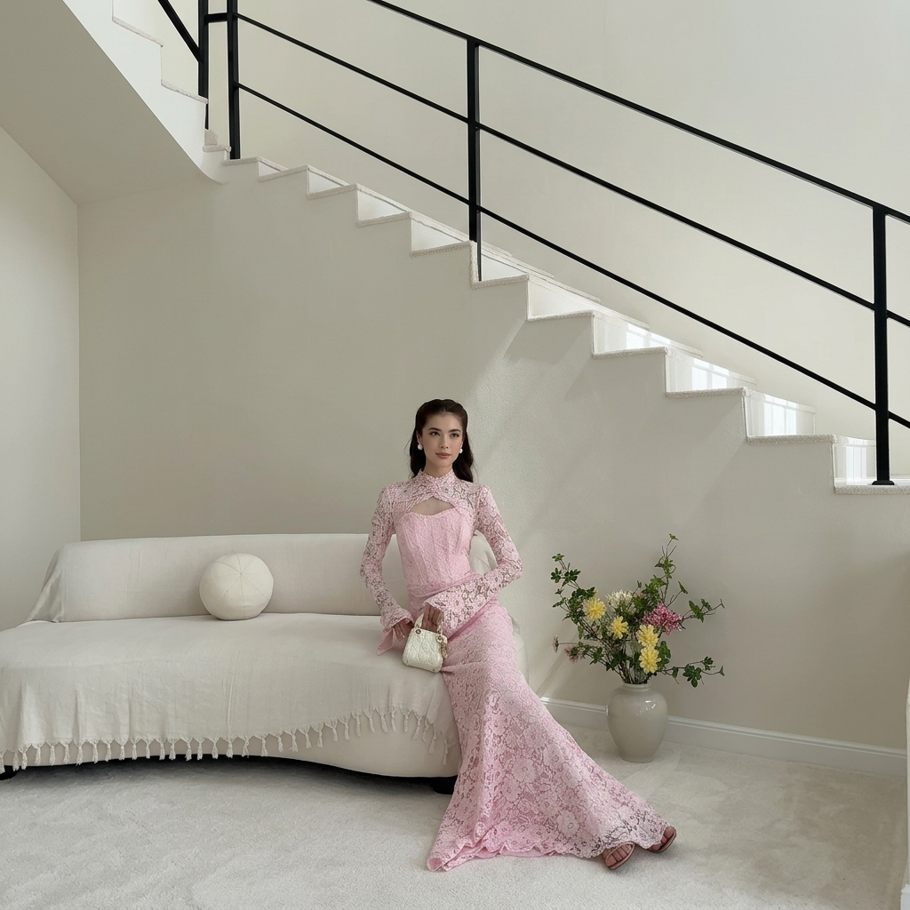 The Roséline Gown