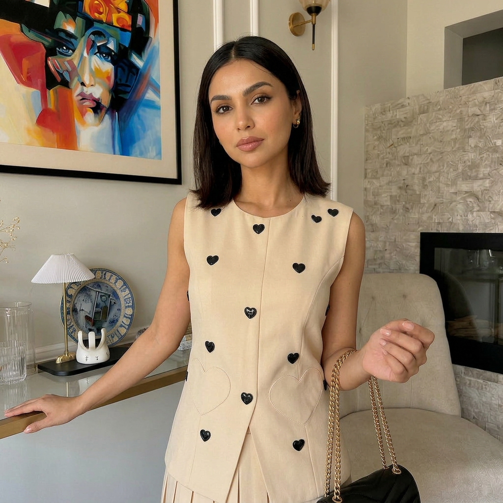Mon Amour Pleated Co-Ord Set